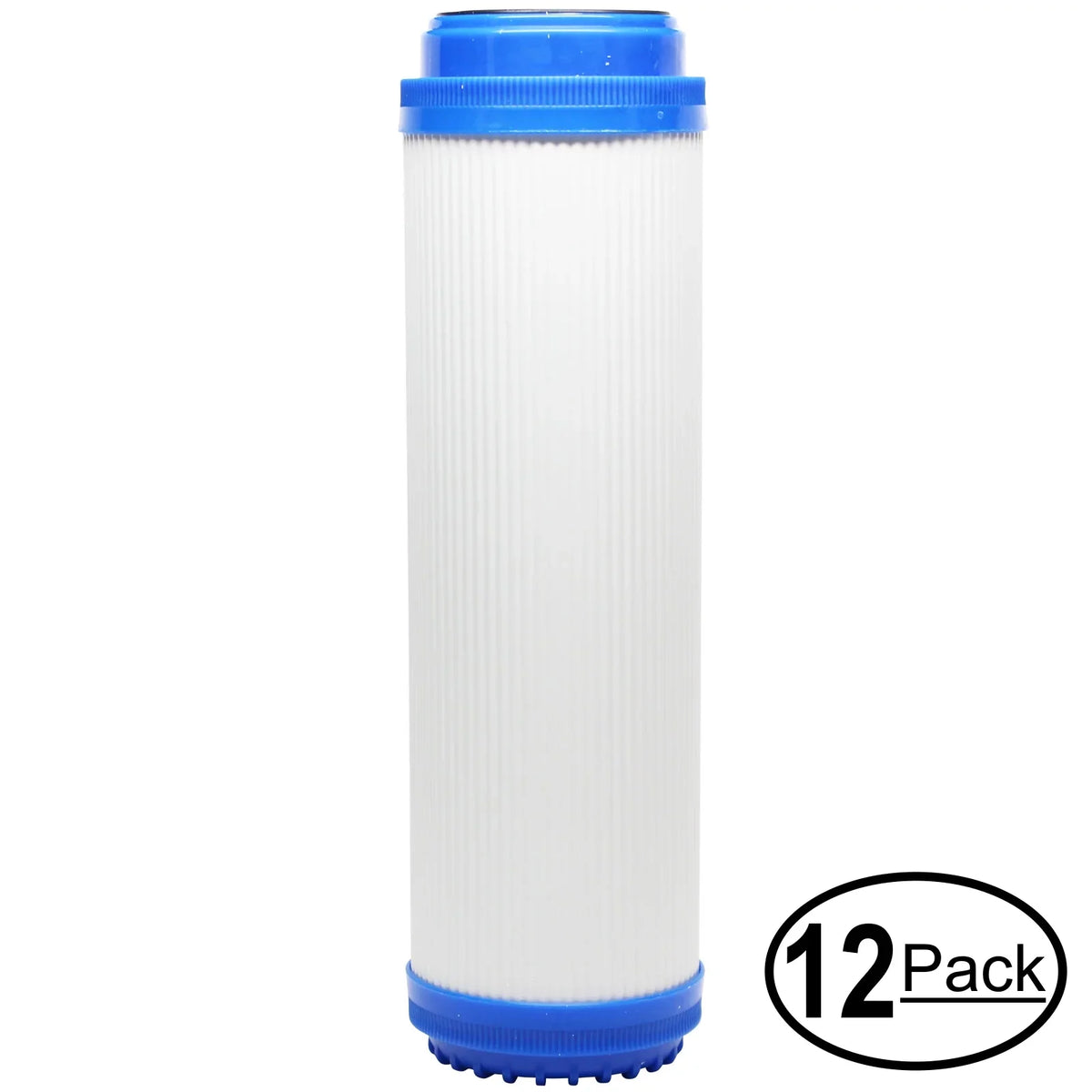 12-Pack Replacement for Expres Water RODI5D Granular Activated Carbon Filter - Universal 10-inch Cartridge for EXPRESS WATER - 50GPD 6-Stage Reverse Osmosis RO DI System - Denali Pure Brand