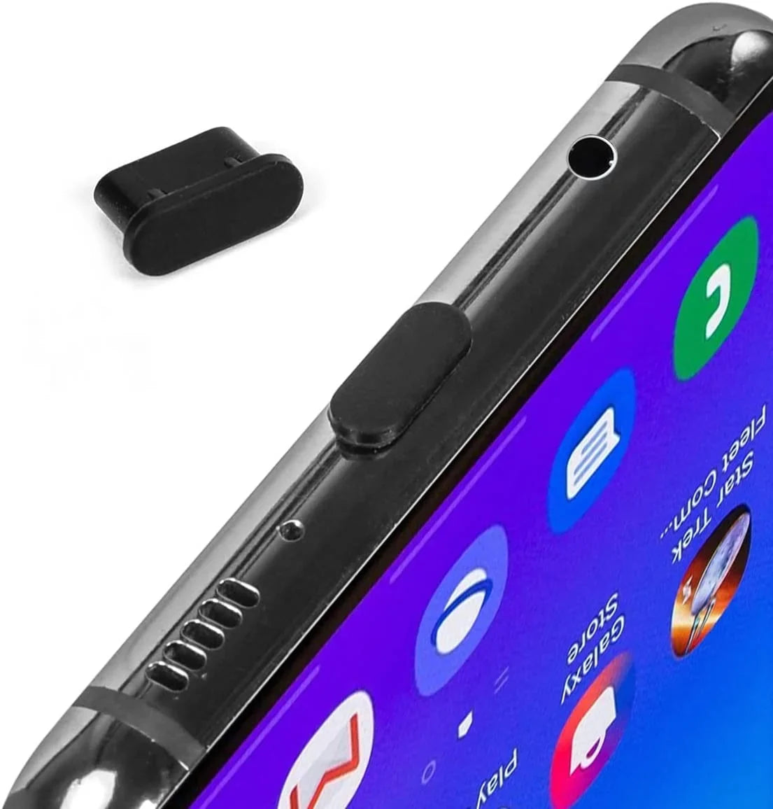 10x USB C Dust Cover; Type C Charging Port Plug USB C Port Caps Protector for Samsung Galaxy S22 Ultra S21 FE S20; Note