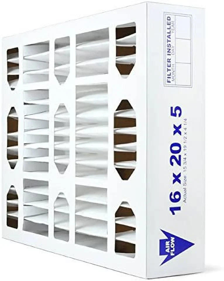 16x20x5 MERV 11 HVAC AC Furnace Air Filter Replacement for Lennox X0582; Allergy 2-Pack; Made in the USA