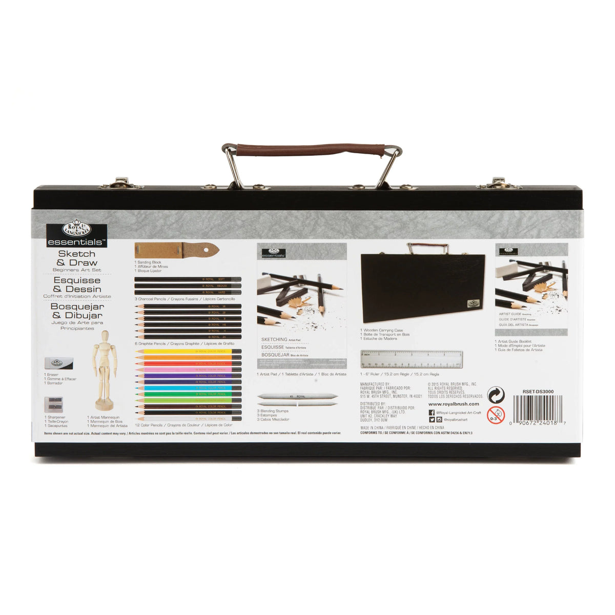 Royal & Langnickel Essentials Sketch & Draw Beginners Art Set