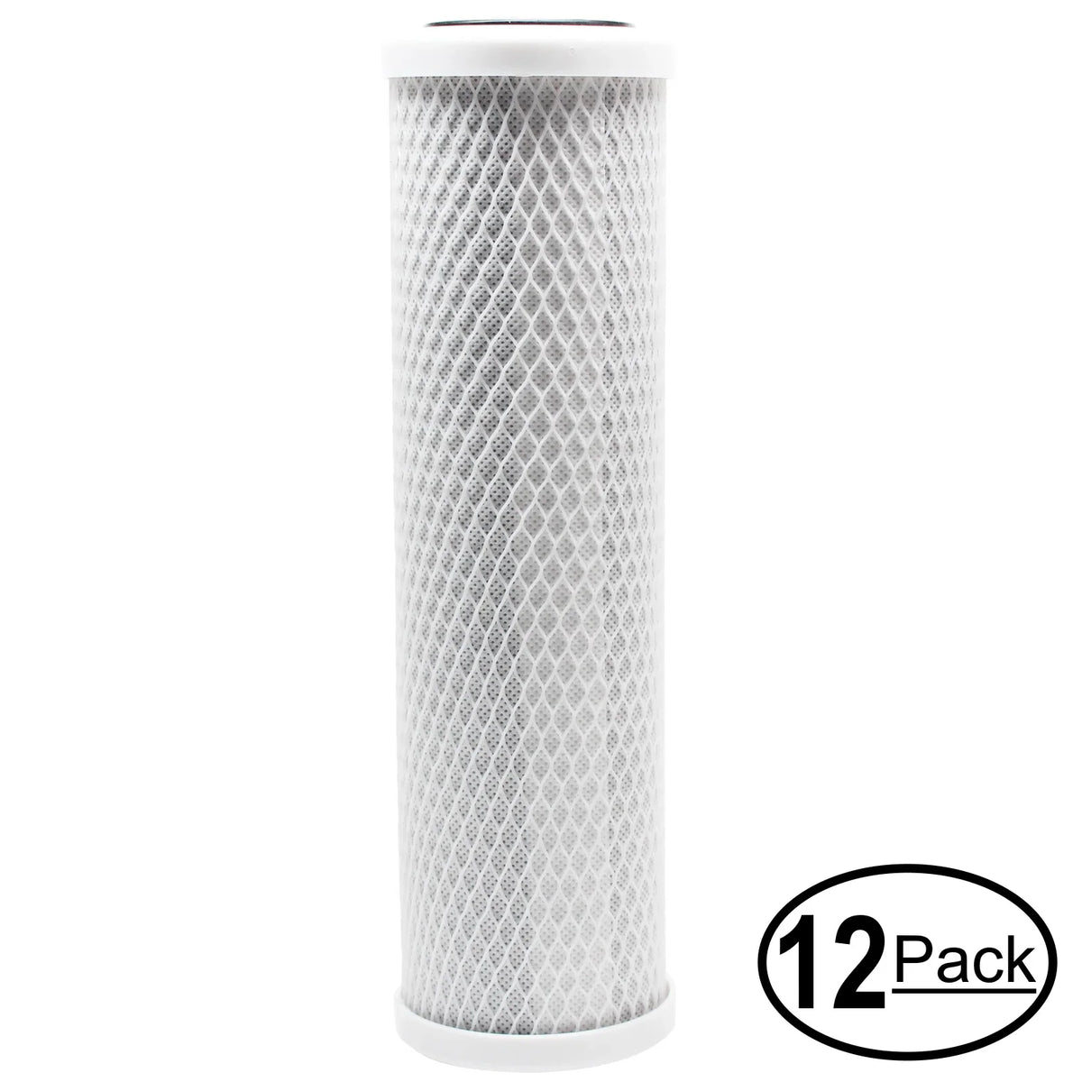 16-Pack Replacement for H2O Distributors H2O-UCF-01-14 Activated Carbon Block Filter - Universal 10 inch Filter for H2O Distributors Single Stage Under Sink System - Denali Pure Brand