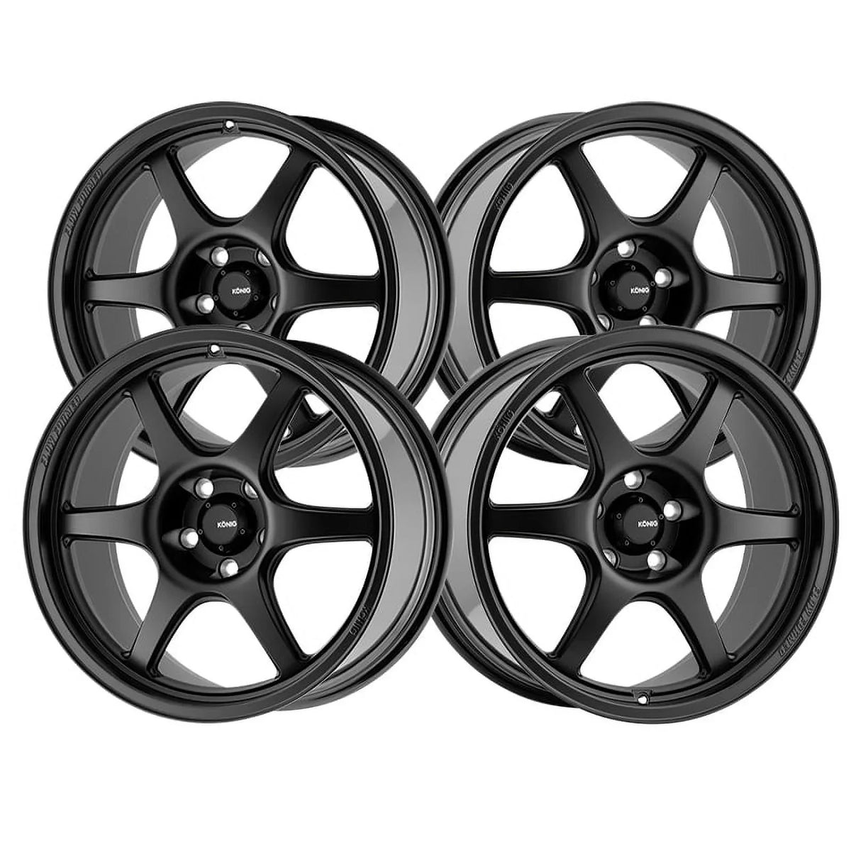 17x8 Konig 106B Hexaform Matte Wheel 5x114.3 (38mm)