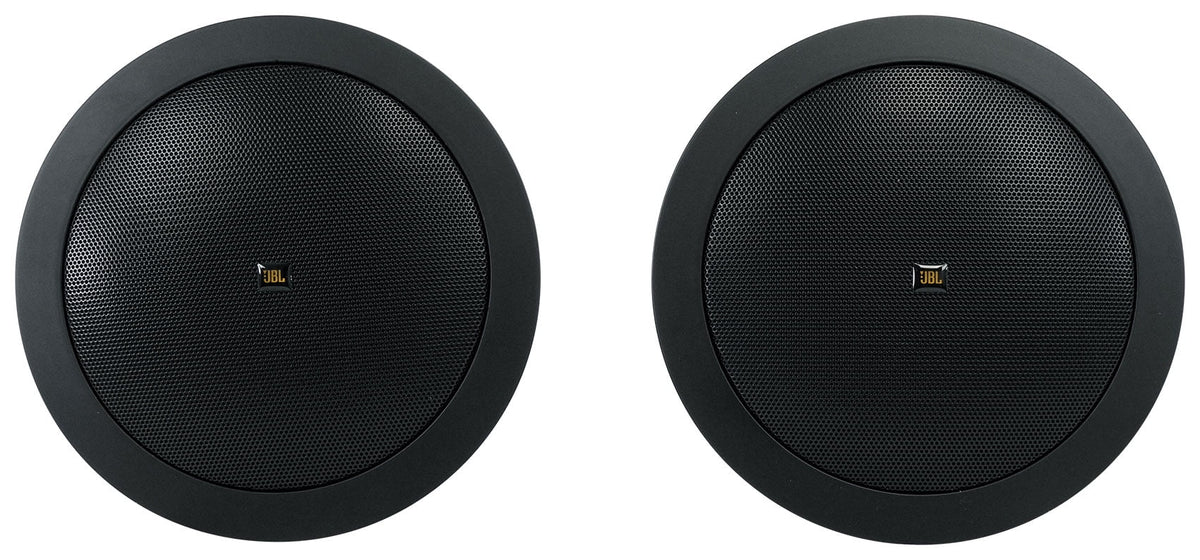 (10) JBL CONTROL 14C/T-BK 4" 25w 70v In-Ceiling Speakers+Amplifier