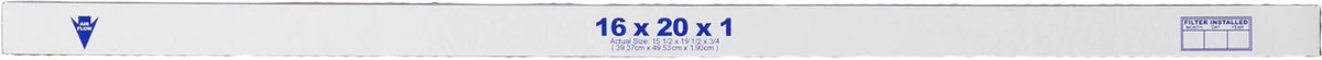 16x20x1 (15_1/2x19_1/2) Pleated Air Filters MERV 14 Plus Carbon 6 Pack