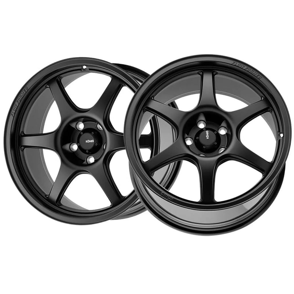 17x8 Konig 106B Hexaform Matte Wheel 5x114.3 (38mm)
