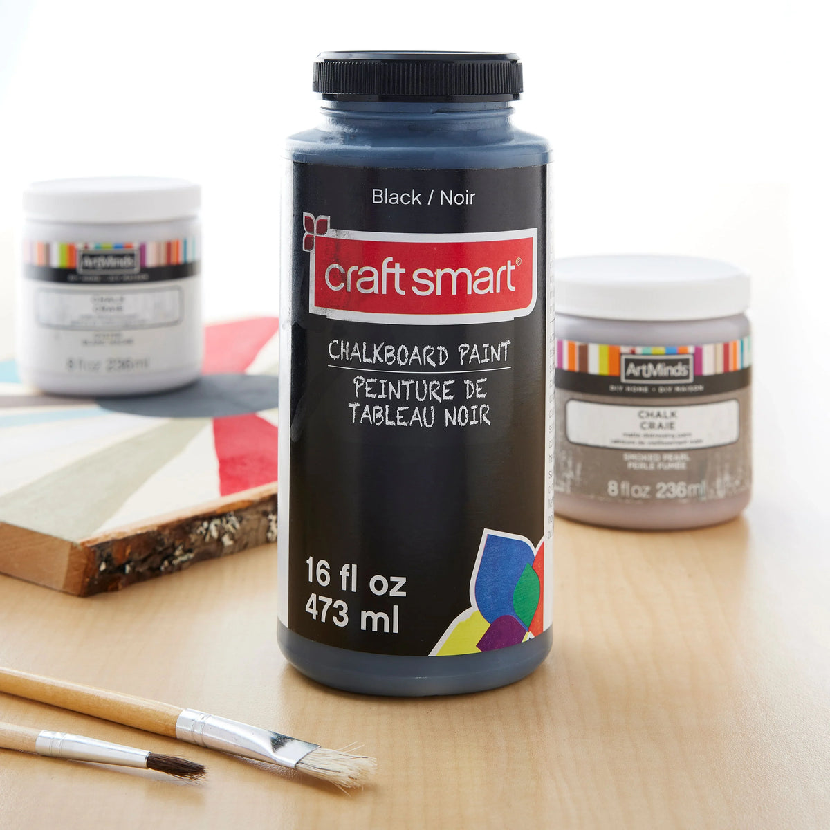 6 Pack: Chalkboard Paint by Craft Smart®; 16oz.