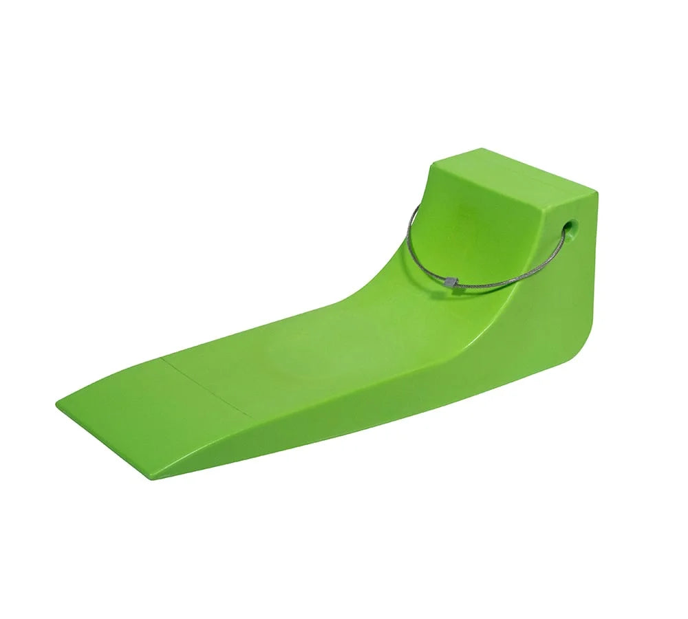 (4 Pack) 16"x5.5" Tire Skates for Tow Truck - Heavy-Duty Neon Safety Green Tire Skates for Car Hauler; Flat Bed; Wrecker; Rollback; Carrier Safety (High Visibility)