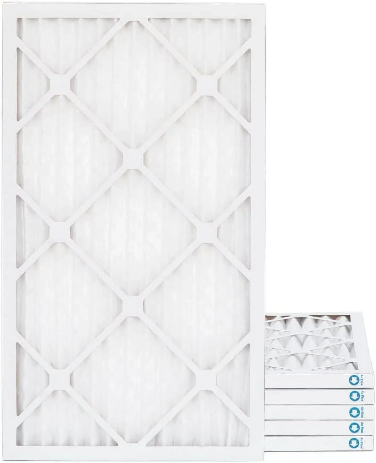 18X30x1 MERV 11; MPR 1000 Pleated Furne 1" Air Filters By Pamlico. 6 Pk. Size: 17-3/4 X 29-3/4 X 3/4