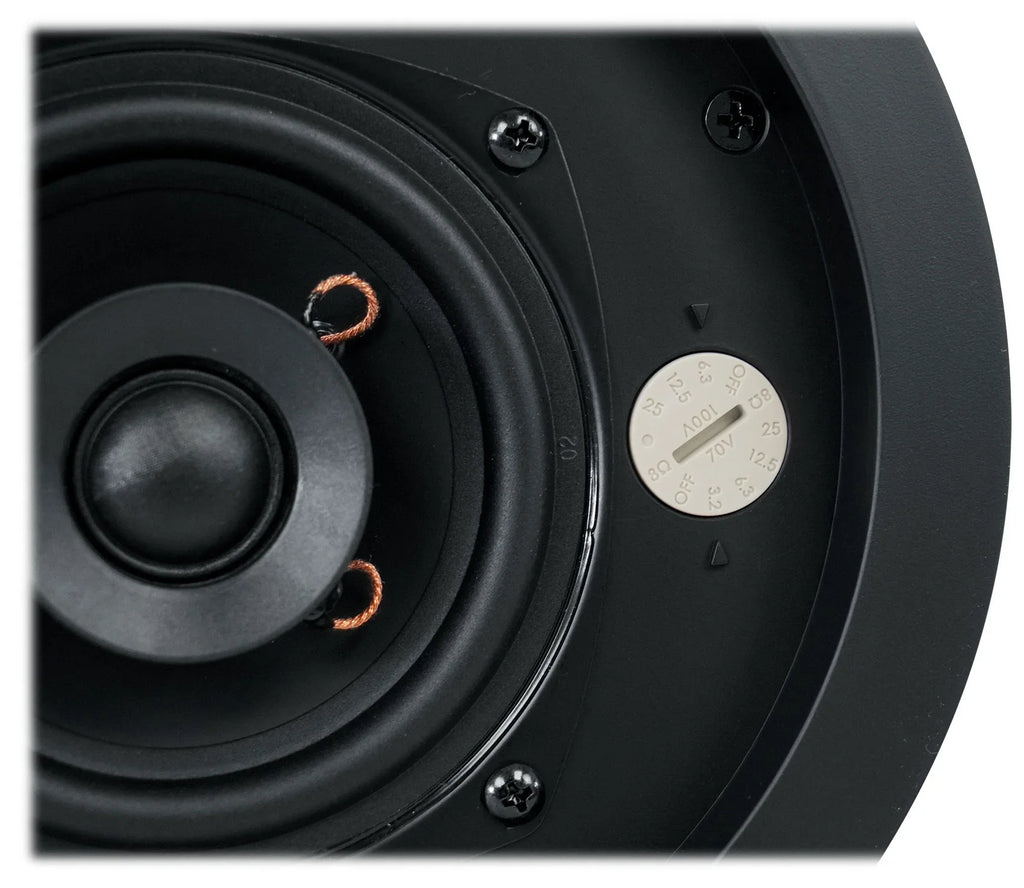 (10) JBL CONTROL 14C/T-BK 4" 25w 70v In-Ceiling Speakers+Amplifier