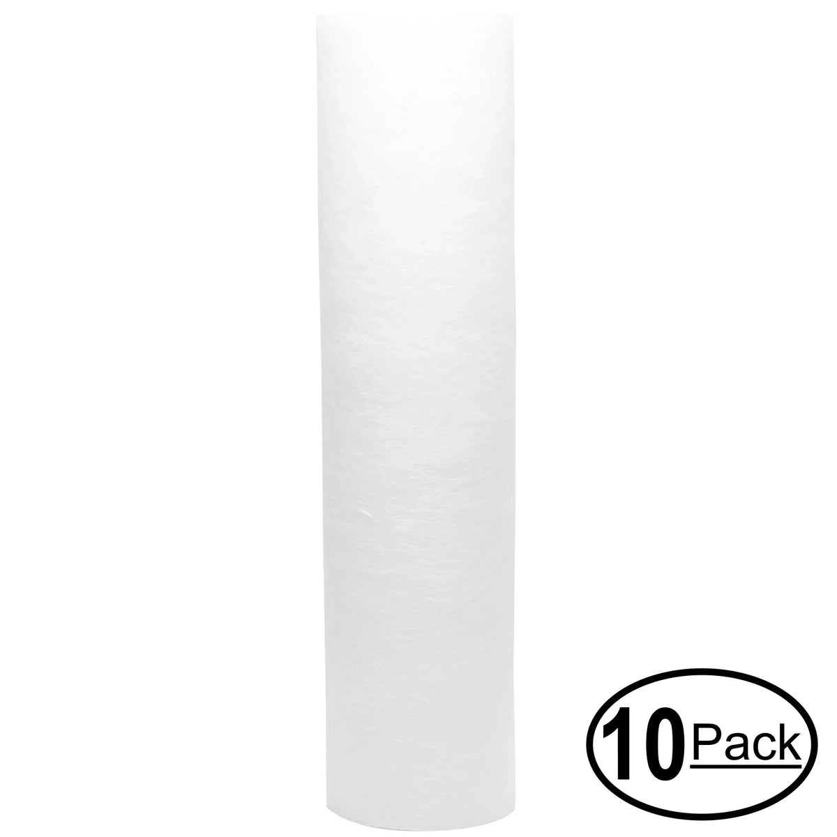 10-Pack Replacement for H2O Distributors USRO4-100-QC-38-USA Polypropylene Sediment Filter - Universal 10-inch 5-Micron Cartridge for H2o Distributors Reverse Osmosis System 100 GPD