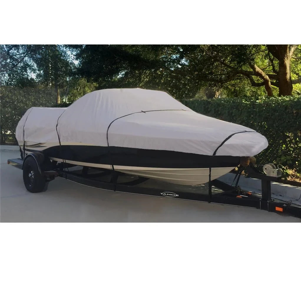 BOAT COVER Compatible for SMOKER CRAFT V186 ALANTE/FISH N SKI 2001 STORAGE; TRAVEL; LIFT