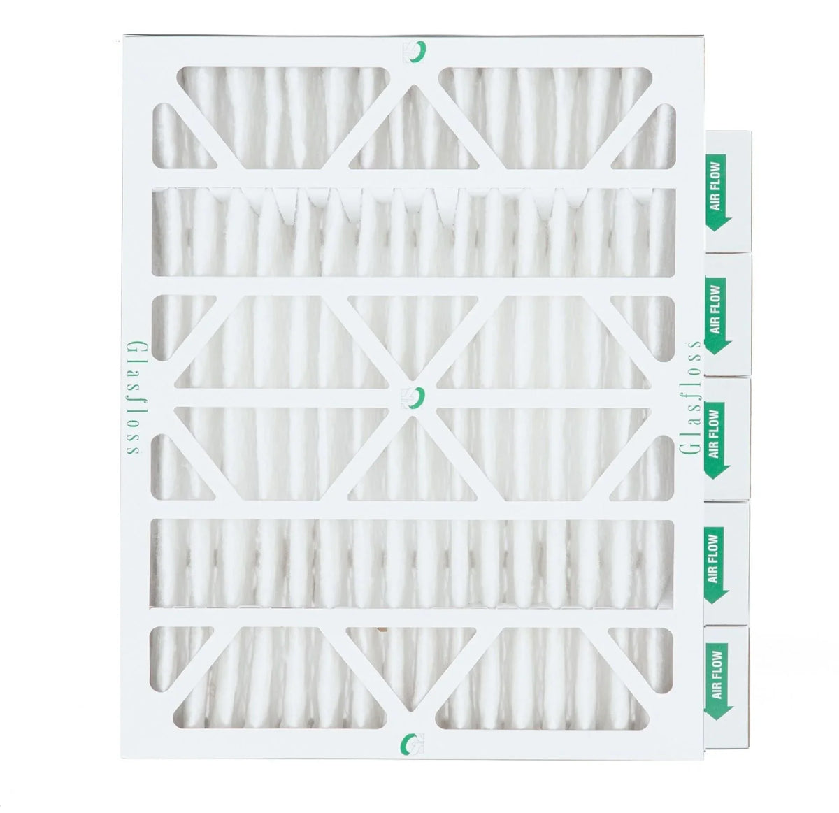 16x20x4 MERV 13 (MPR 2200) AC Furnace 4" foot Air Filters by Glasfloss Industries. 6 PACK (Actual Depth: 3-3/4")